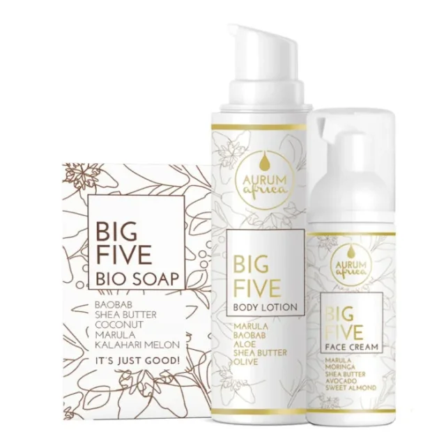 Big Five Bio Soap, Body Lotion und Face Cream von Aurum Africa